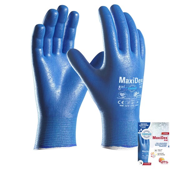 ATG glove with fully coated