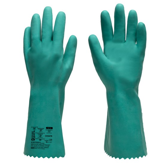 Nitrilne rokavice EUROCHEM NI550 zelene