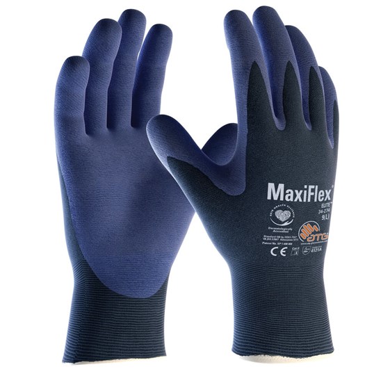 ATG Glove MaxiFlex Elite KW Palm Coated