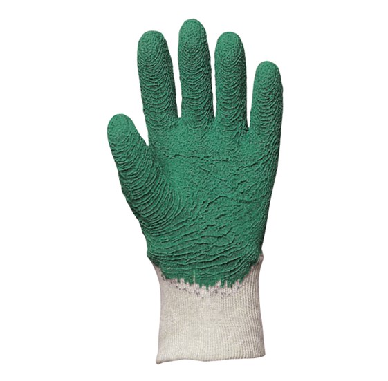 Construction glove green size 10