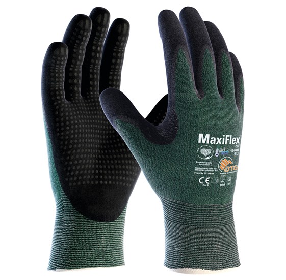 ATG Glove Maxiflex cut 3 with granules