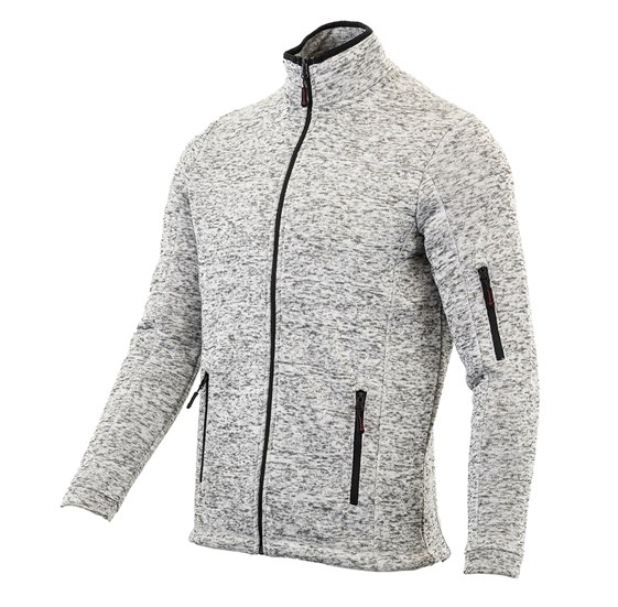 Fleece jacket DYNAMIC men, grey