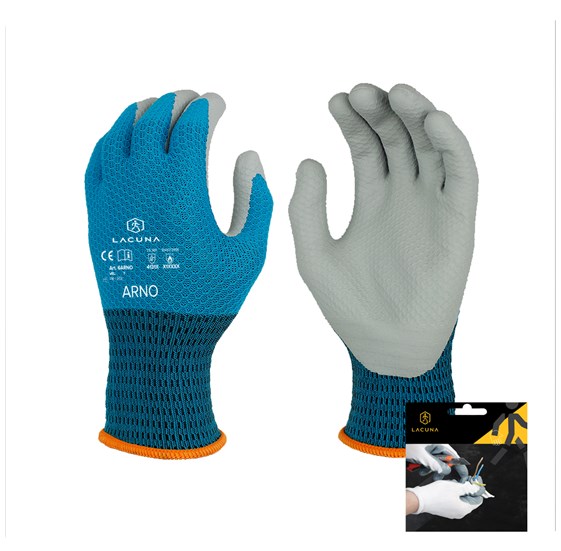 PU coated glove ARNO navy