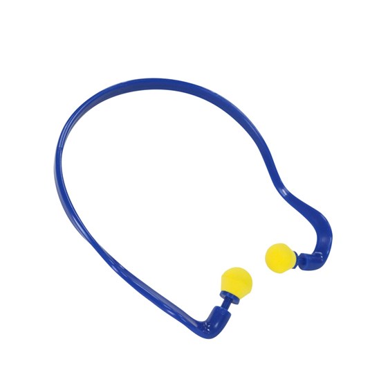 Banded ear plugs polyurethane