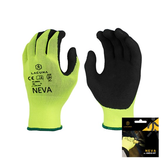 NEVA latex coated gloves