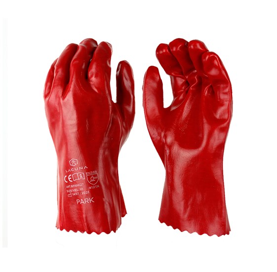 PVC rokavice PARK 27 cm vel. 10