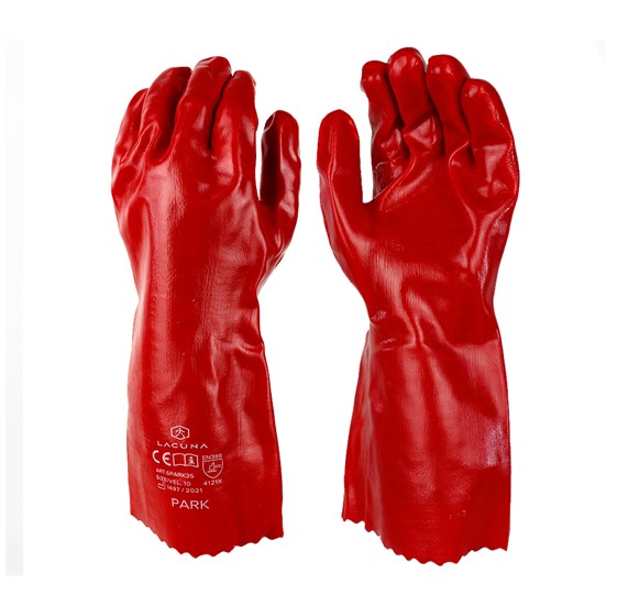 PVC rokavice PARK 35 cm vel. 10