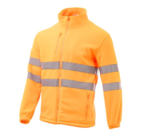 Hi viz fleece jacket ANTILA orange
