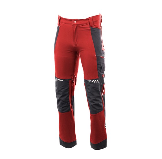 Work trousers ULTIMATE FLEX red