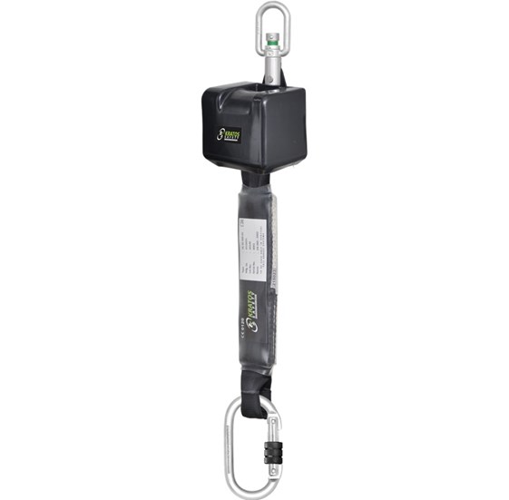 Retractable fall arrester with webbing lanyard Lg 2.50 mtr