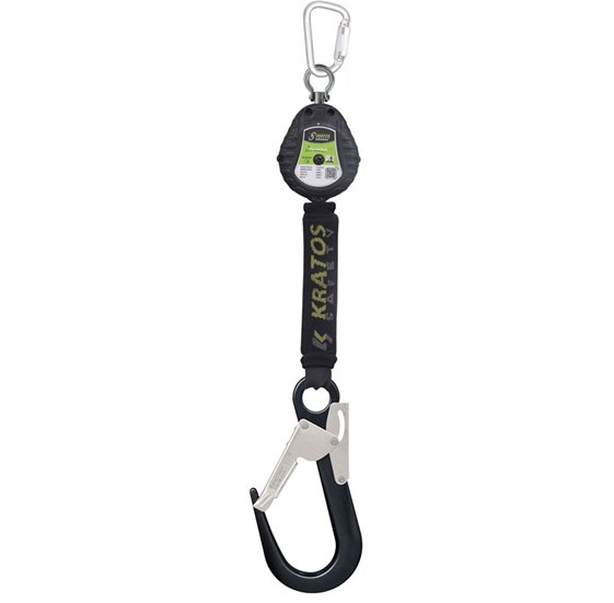 Retractable fall arrester with webbing lanyard Lg 2 m Olympe S2