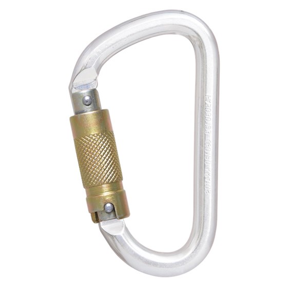 Steel Triple-locking Karabiner (opening 23 mm)