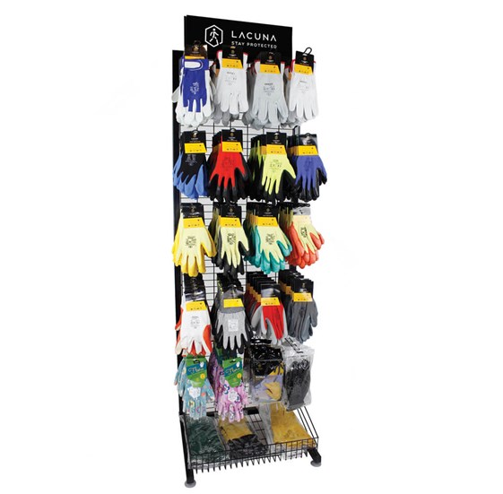 Promotional stand for gloves MILA