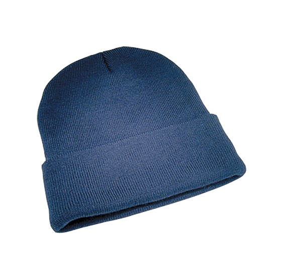 Winter cap NORTH I dark blue color