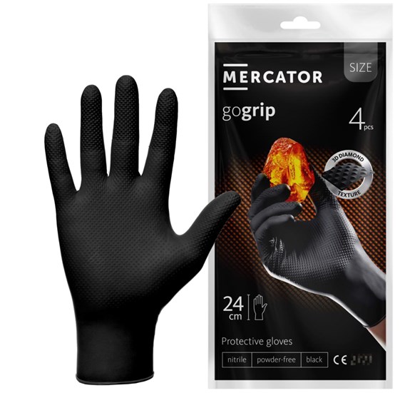 Disposable gloves MERCATOR GOGRIP PRO, B