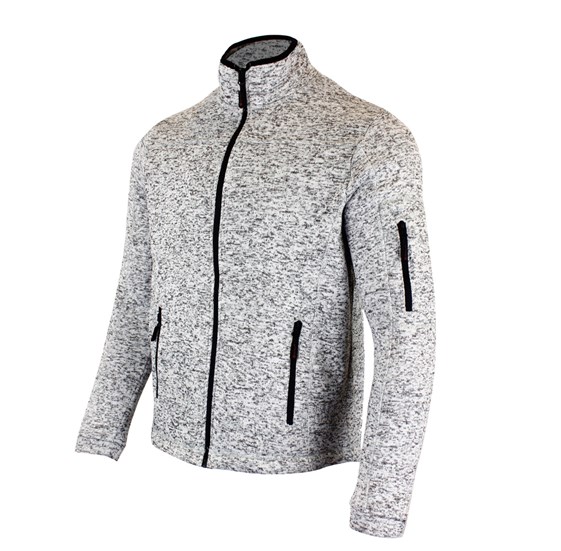 Fleece jacket DYNAMIC men, grey